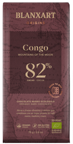 BX Congo BIO hořká 82% čokoláda 75g