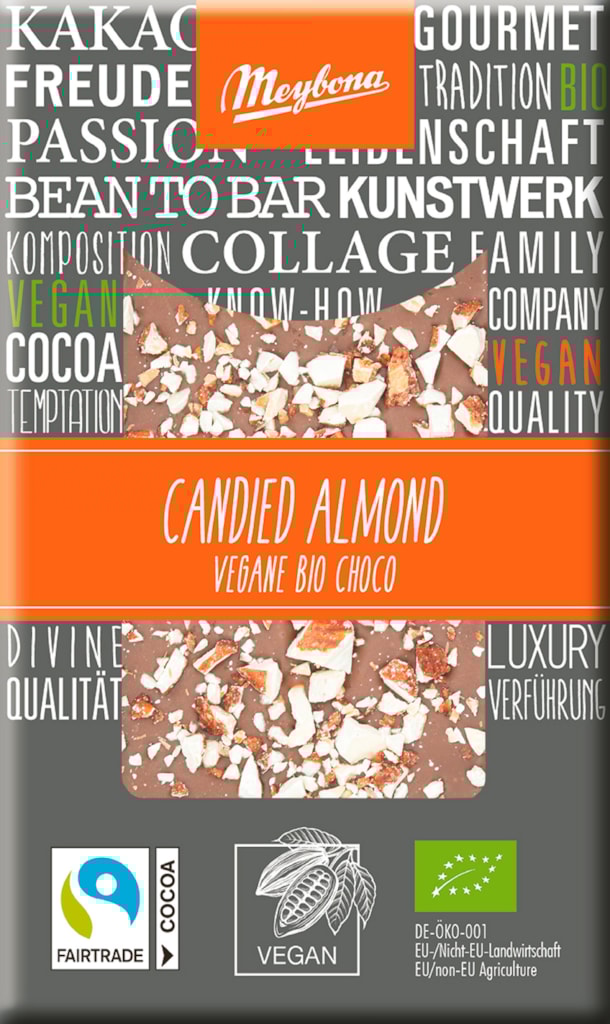 ME BIO veganská mléčná čokoláda s mandlemi a solí 30g