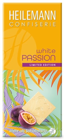 HE bílá čokoláda s Mučenkou 80g