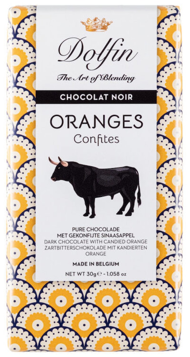 Hořká čokoláda s pomerančem 30g