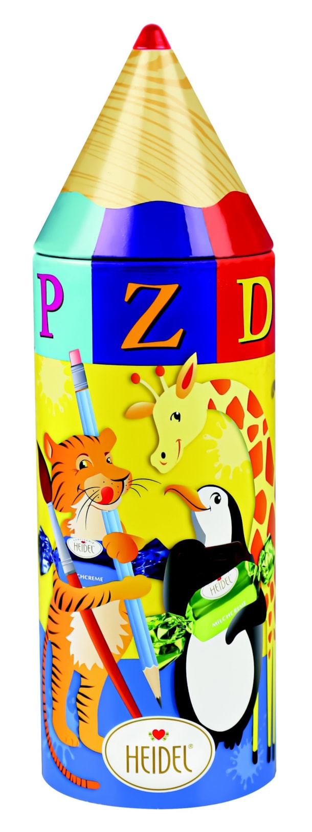 HD "Pastelka"  - plněná mléčná čokoláda 86g / plech