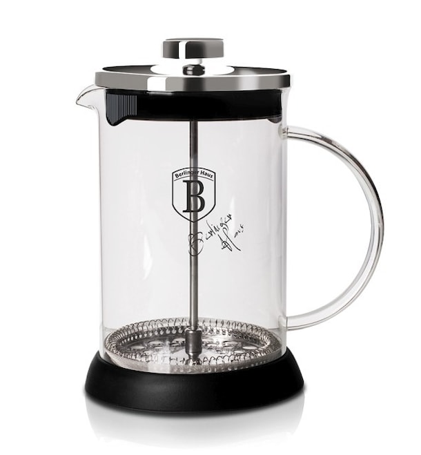 Konvička na čaj a kávu French Press 800 ml, černá