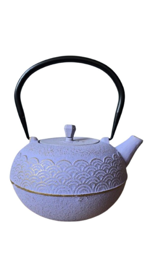 Linhai - litinová čajová konvice fialovo/zlatá 1100 ml
