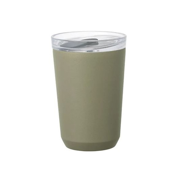 Kinto To Go Tumbler termohrnek Khaki 360 ml