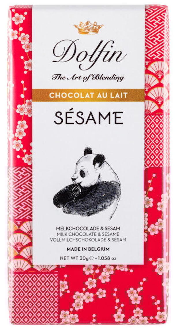 Mléčná čokoláda se sezamem 30g