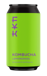 Kombucha Citrónová tráva - plechovka 330 ml