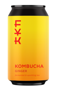 Kombucha Ginger - plechovka 330 ml