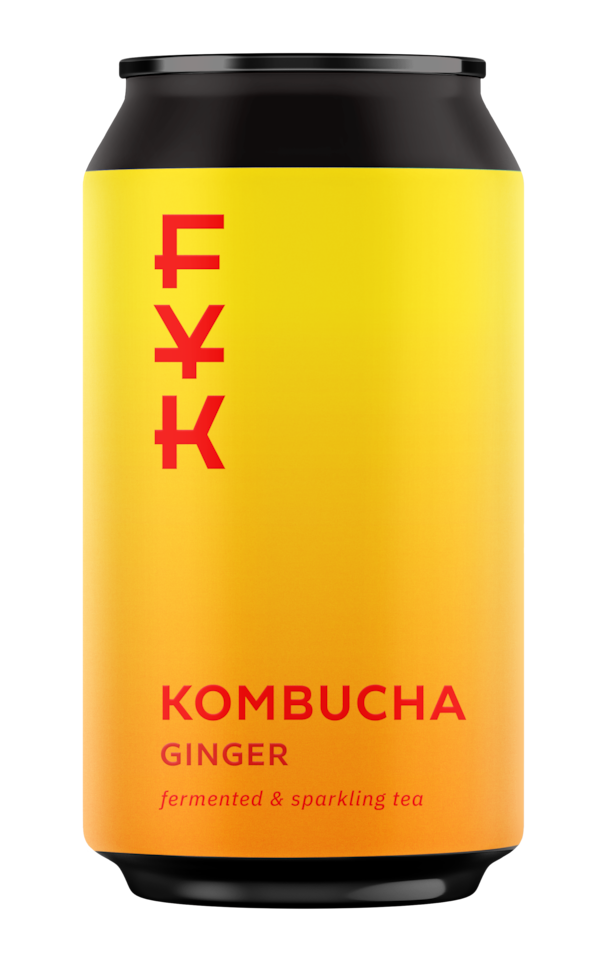 Kombucha Ginger - plechovka 330 ml