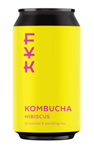 Kombucha Ibištek - plechovka 330 ml