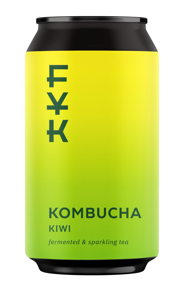 Kombucha Kiwi - plechovka 330 ml