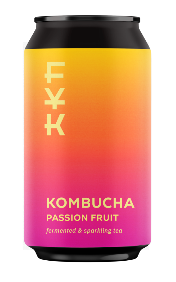 Kombucha Maracuja - plechovka 330 ml