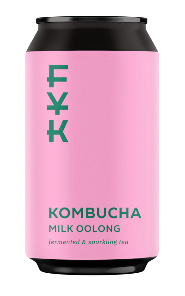 Kombucha Mliečny Oolong - plechovka 330 ml