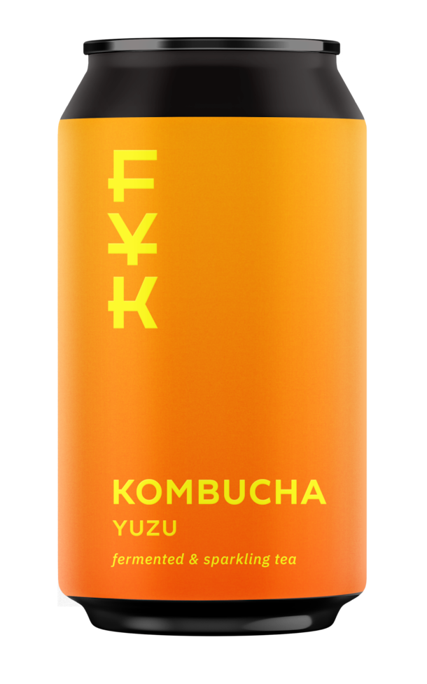 Kombucha Yuzu - plechovka 330 ml