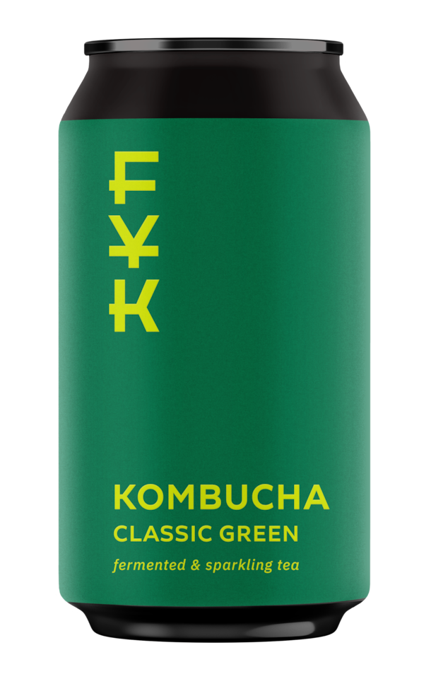 Kombucha Zelený čaj - plechovka 330 ml