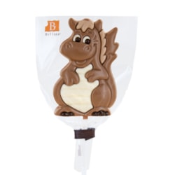 Jednorožec / Drak - lízátka z mléčné čokolády dekorovaná 25g