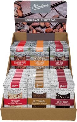 ME Zdobená mléčná 36 % čokoláda slaným karamelem 30g