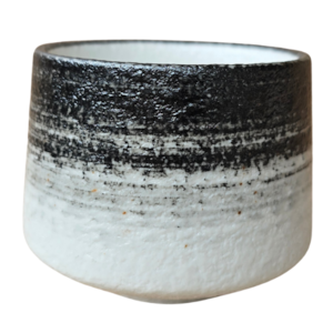 Šálek na Matcha Černo-bílý