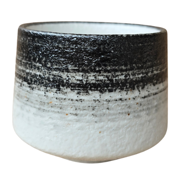 Šálek na Matcha Černo-bílý