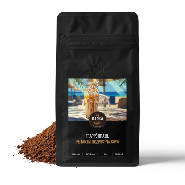 Frappé Brazil - instantná rozpustná káva