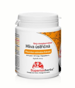 Hliva ustricová s extraktom z rakytníka - 90 kapslí