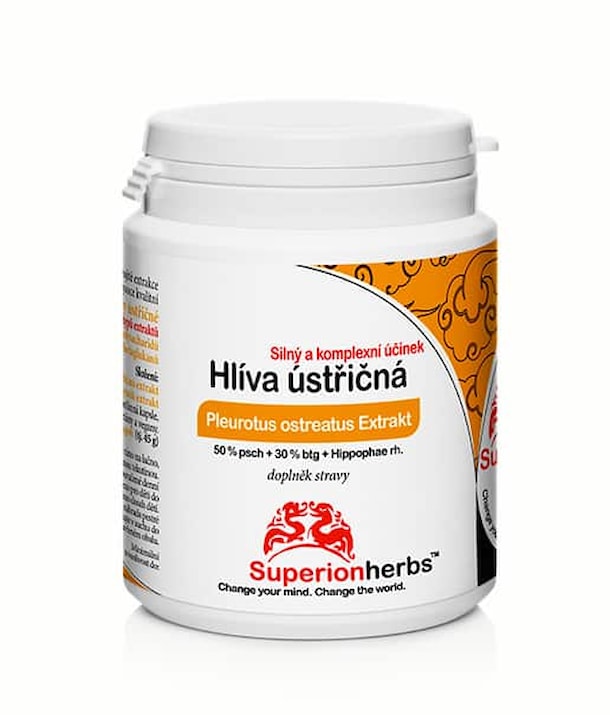 Hlíva ústřičná s extraktem z rakytníku - 90 kapslí