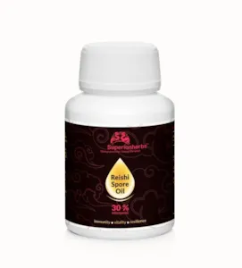 Reishi spórový olej 30% triterpénov - 60 kapslí