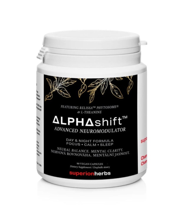 AlphaShift™ – Relissa™ Phytosome® & L-Theanín – 90 kapsúl