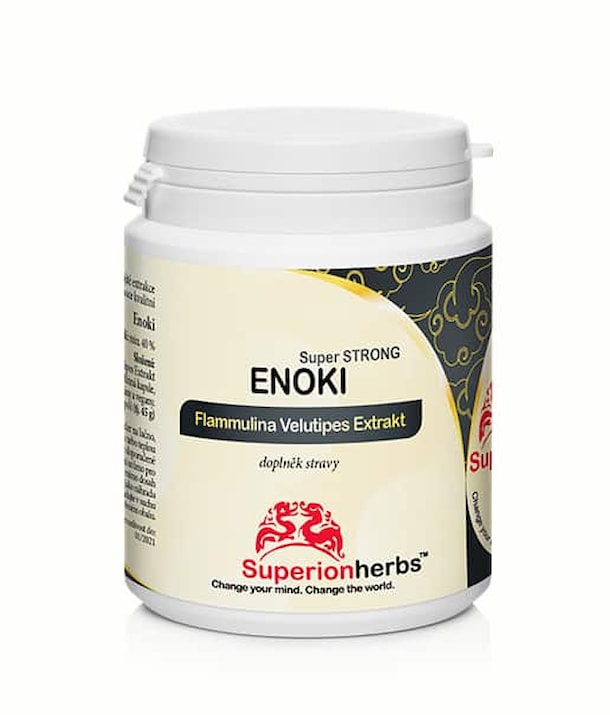 ENOKI - extrakt z penízovky sametonohé - 90 kapslí