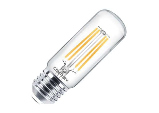 Century E27 9W LED Filament válcová žárovka