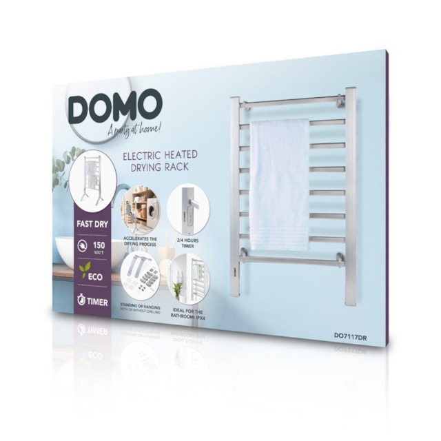 DOMO DO7117DR elektrický topný žebřík sušák na ručníky