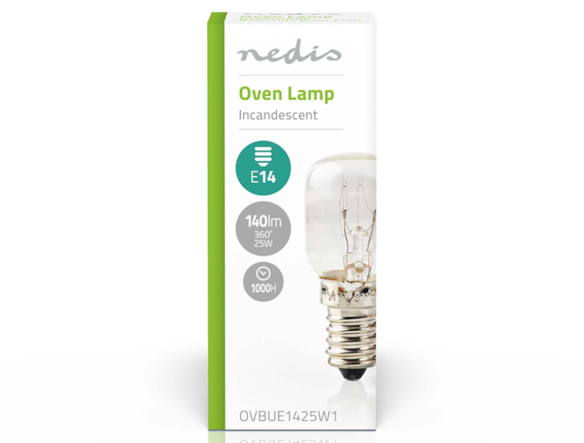 E14 25W 300C° 230V 130lm hrušková do trouby