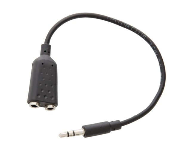 Kabel 3.5mm Jack vidlice - 2x 3.5mm Jack zásuvka 0.20 m