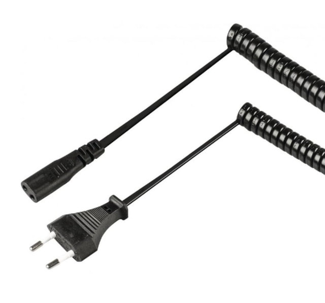 Kabel síťový 230V 2m k holícím strojkům kroucený