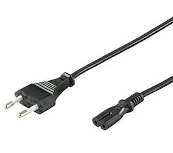 Kabel síťový C7 230V 1,5m k TV-audio-video přístrojům