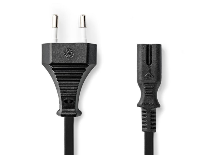 Kabel síťový C7 230V 5m k TV-audio-video přístrojům