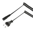 kabel síťový 230V 2m k holícím strojkům kroucený