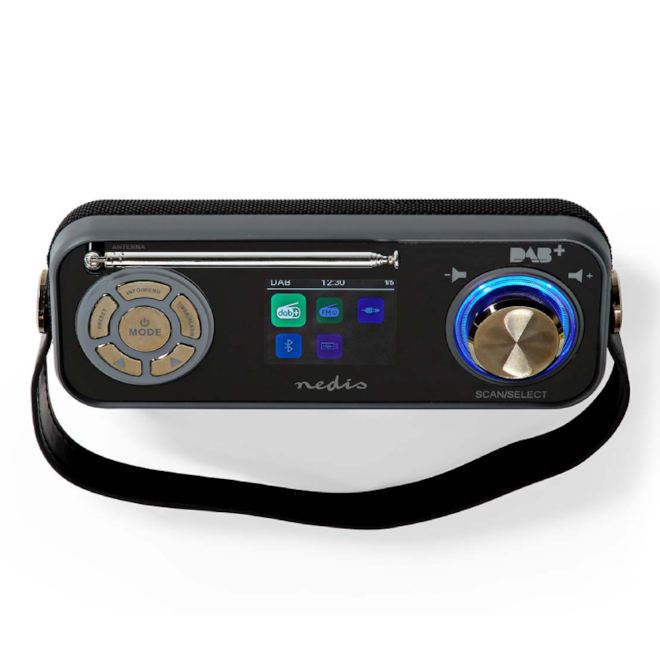 Nedis RDDB5200BK DAB+