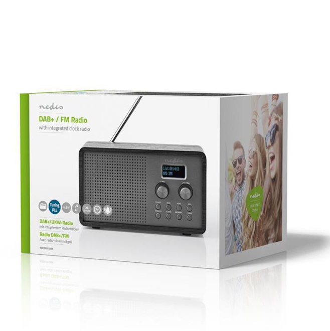 Nedis RDDB5110BK DAB+-FM