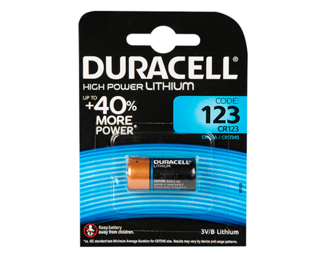 DURACELL CR123 High Power Lithium