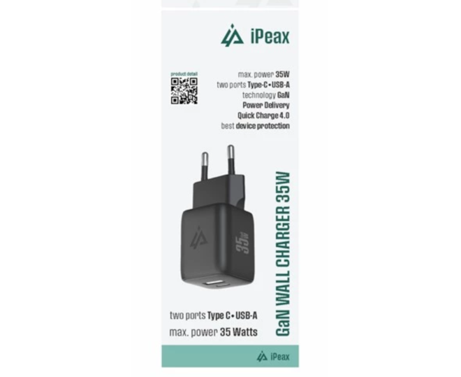 iPex GaN 35W USB-A USB-C