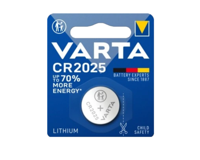 Varta CR2025 Lithium +70% 