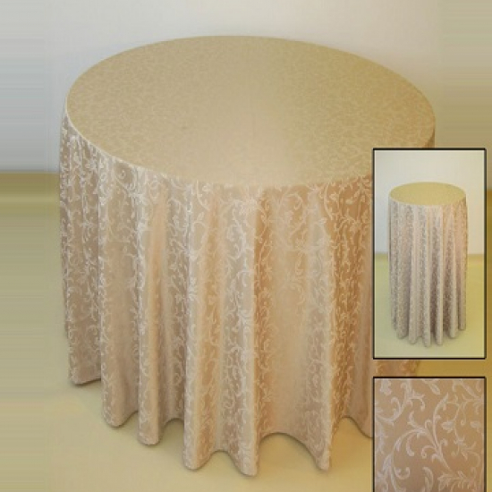ubrus kulaty zlato-kremovy 330cm_easywedding