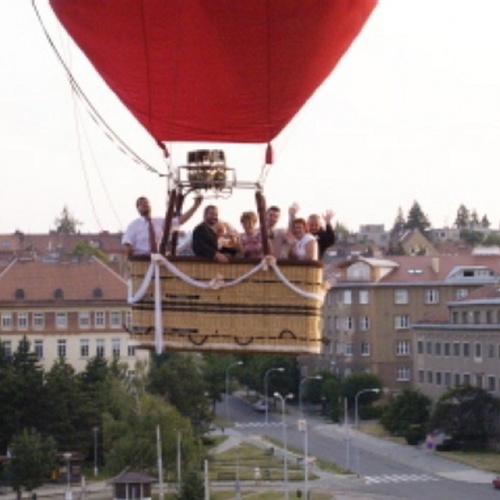 Věra a Milan - svatba v balónu 2006 (3)
