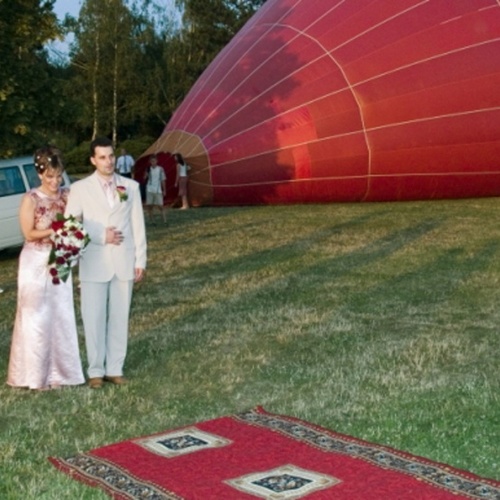 Věra a Milan - svatba v balónu 2006 (9)