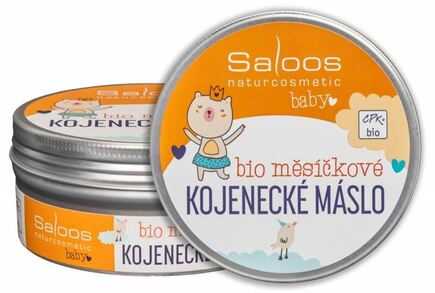 Šlehané Bio Měsíčkové kojenecké máslo 150ml, Saloos