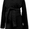 Těhotenský a nosící zavinovací fleecový kabátek, černý, Jožánek L/XL