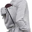 Nosící svetr (přední/zadní nošení), šedý melír, Jožánek M/L
