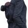 Nosící svetr (přední/zadní nošení), černý melír, Jožánek
