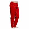 Volné těhotenské denimové kalhoty červené, Jožánek