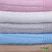 Pletená detská deka - biela, T-tomi